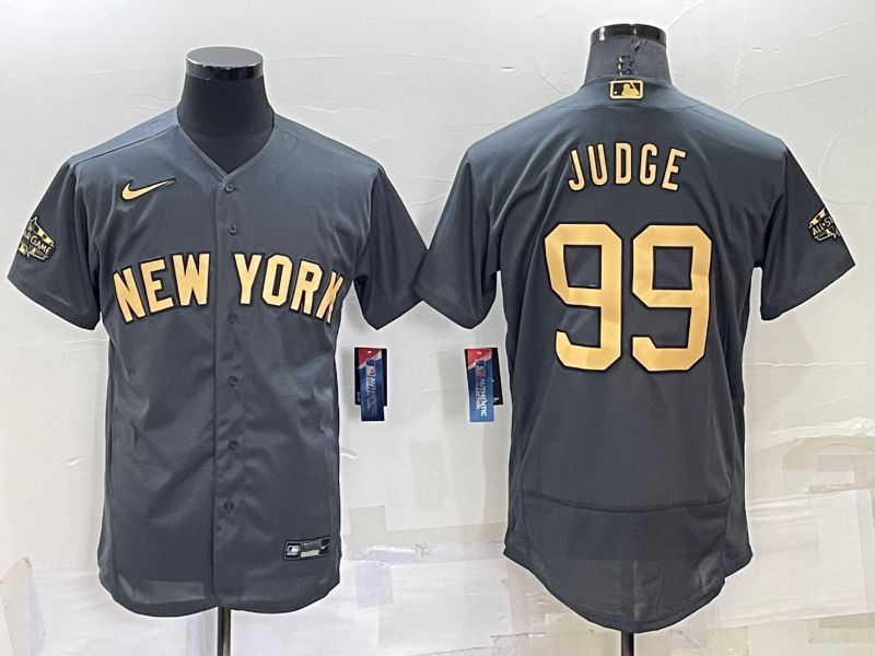 Men New York Yankees #99 Judge Grey 2022 All Star Elite Nike MLB Jerseys